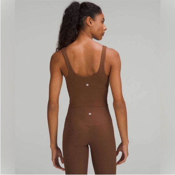 Lululemon Align Ribbed Tank Roasted Brown EUC size 6 - Picture 1 of 9